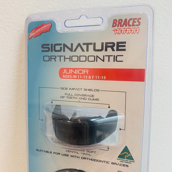 Mouth Guards - Orthodontic - For Braces in Black
