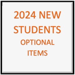 2024 NEW STUDENTS - Optional items