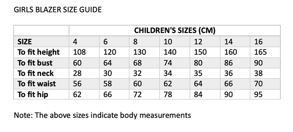 Winter Blazer - Girls