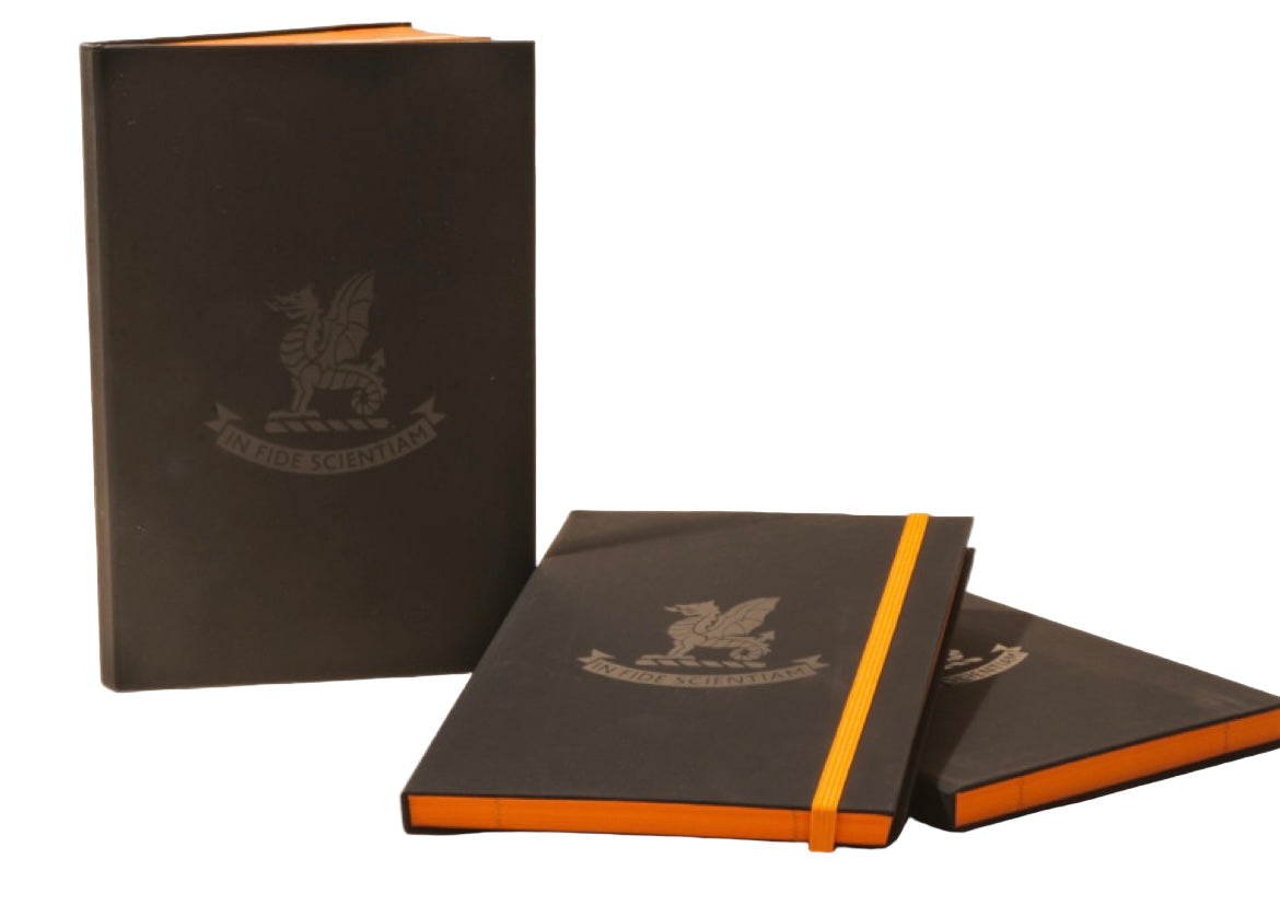 A5 Notebook - orange pages